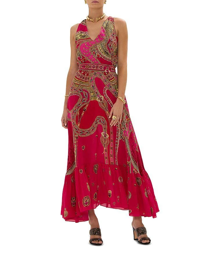 Camilla Printed Silk Dress 6