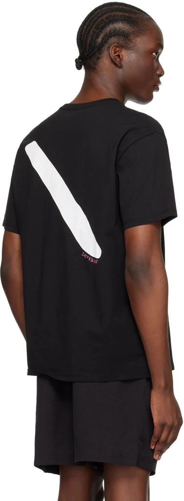 Saturdays NYC Black Brush Stroke Standard T-Shirt 3