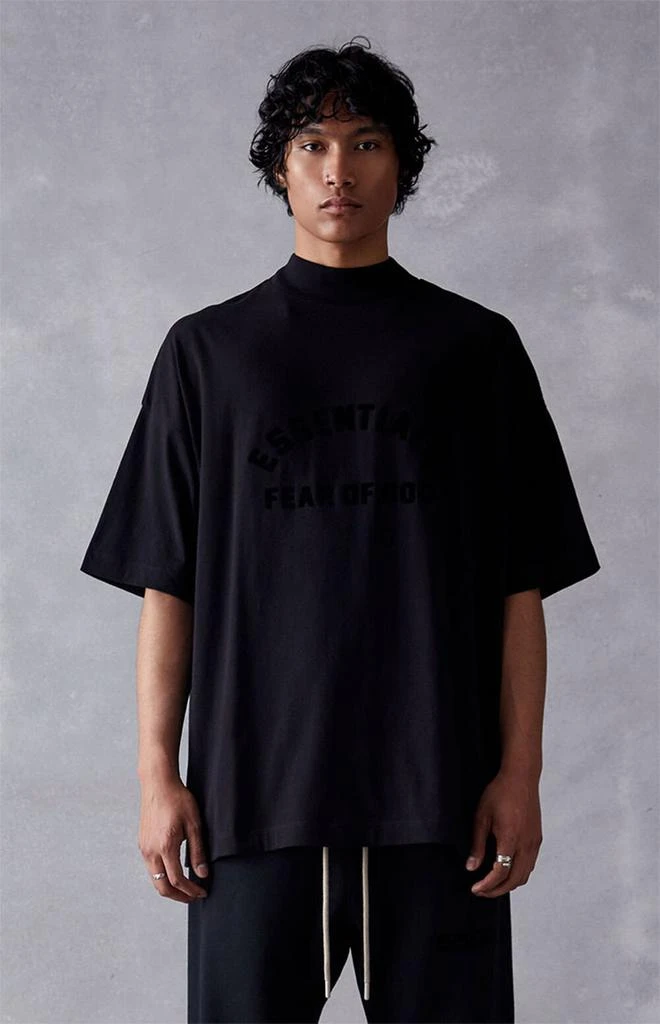 Essentials Jet Black T-Shirt 1