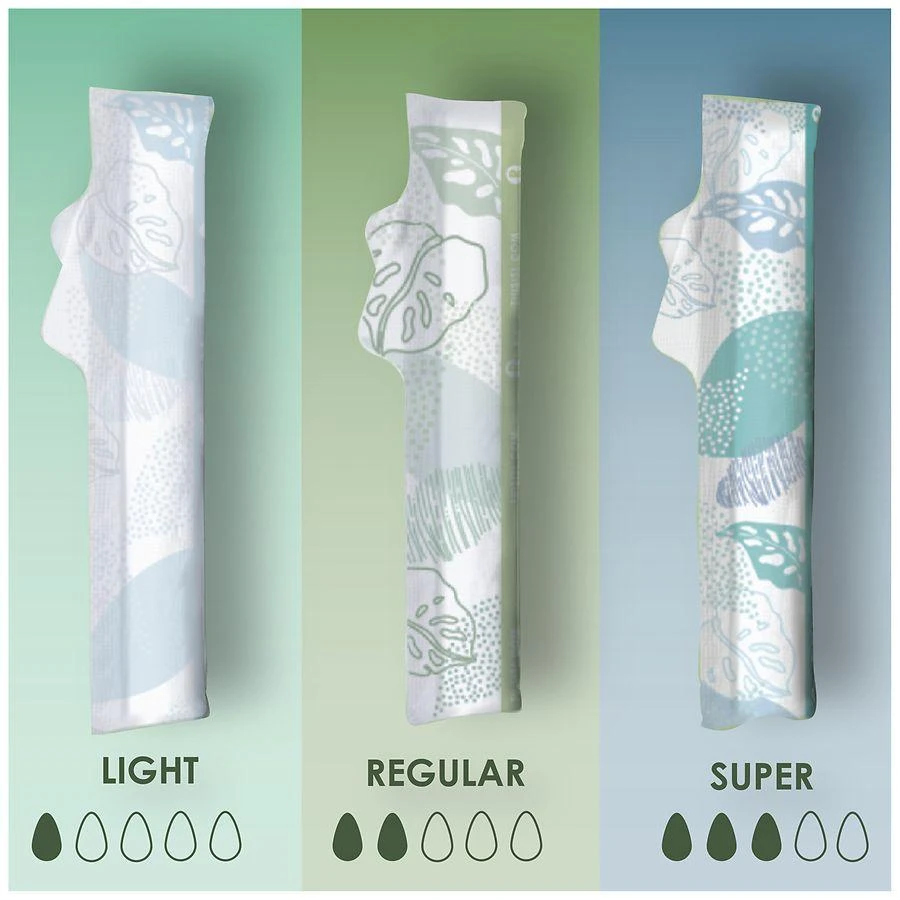 L. Cotton Tampons Regular/Super Absorbency Multipack No scent 6
