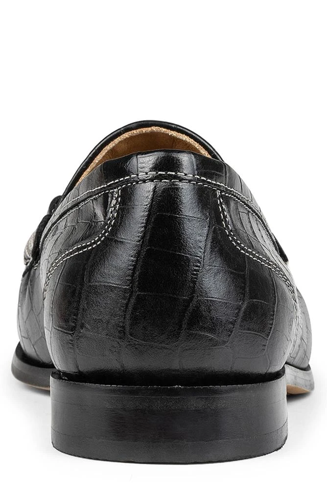 Donald Pliner Croc Embossed Bit Loafer 3