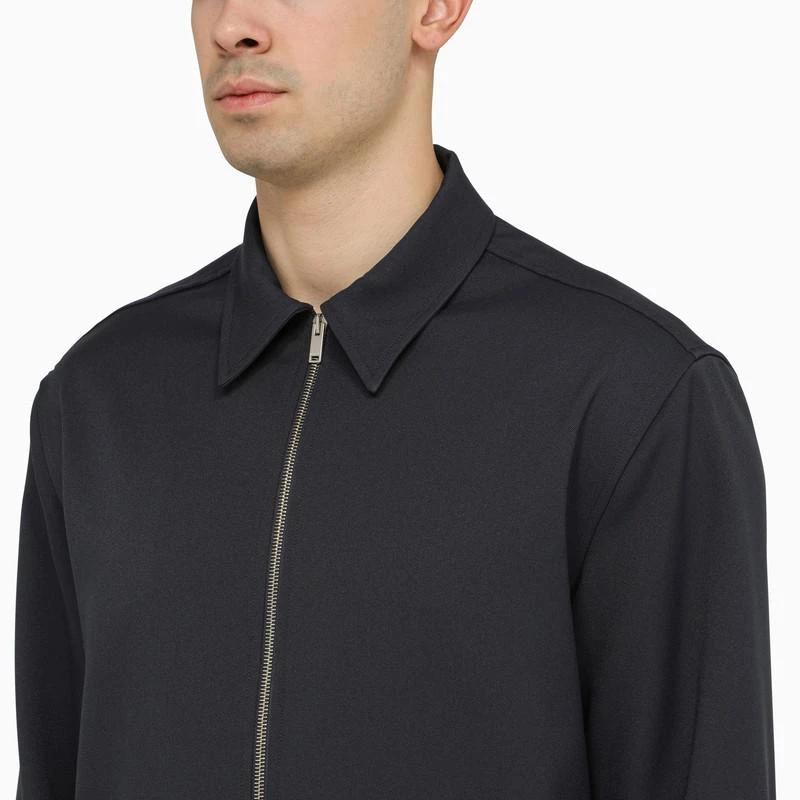 Jil Sander  BLUE SHIRT JACKET WITH ZIP 4