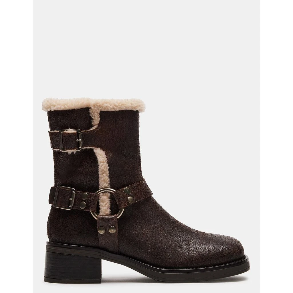 Steve Madden Brixton Fur Brown Distressed 1