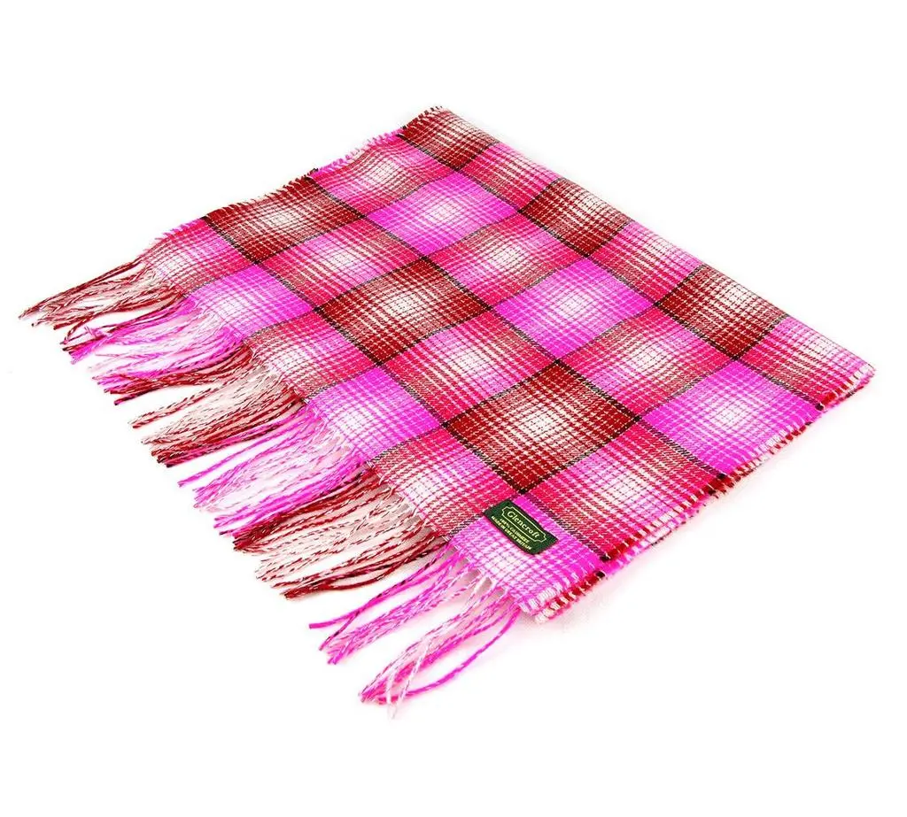 Glencroft Glencroft - 100% Cashmere Pink Plaid Stole