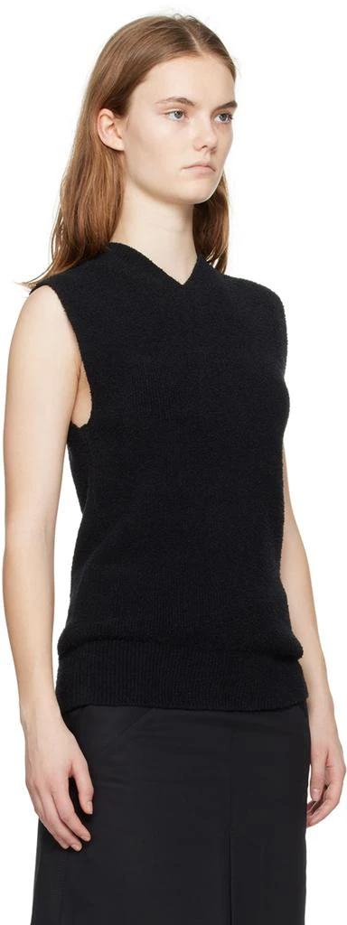 Totême Black V-Neck Tank Top 2