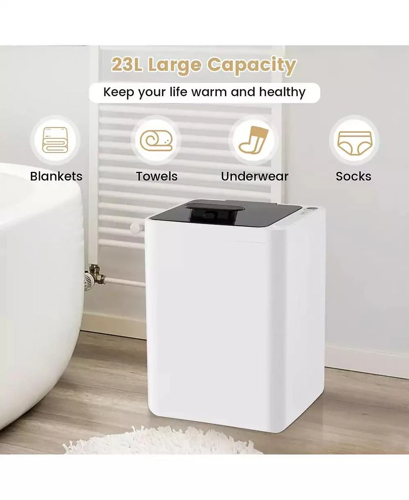 Ecooso 23L Large Towel Warmer Bucket with Timer and Overheat Protection 8