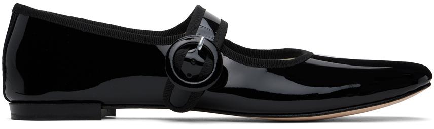 Repetto Black Georgia Ballerina Flats IT-37 - Shoes