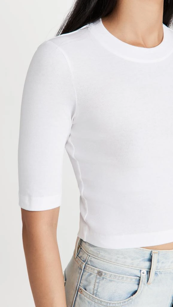 ROSETTA GETTY Cropped Sleeve T-Shirt 5