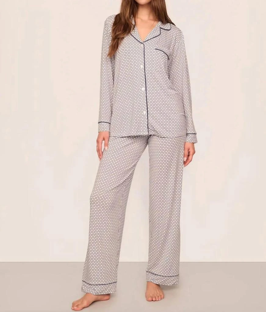 Eberjey Eberjey - Gisele Printed Long Pajama Set