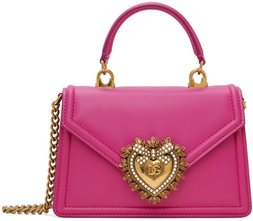 Dolce & Gabbana Pink Small Devotion Bag 1