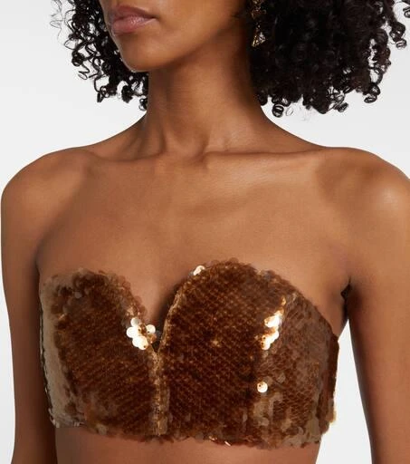 BLAZÉ MILANO Sequined bra top 5