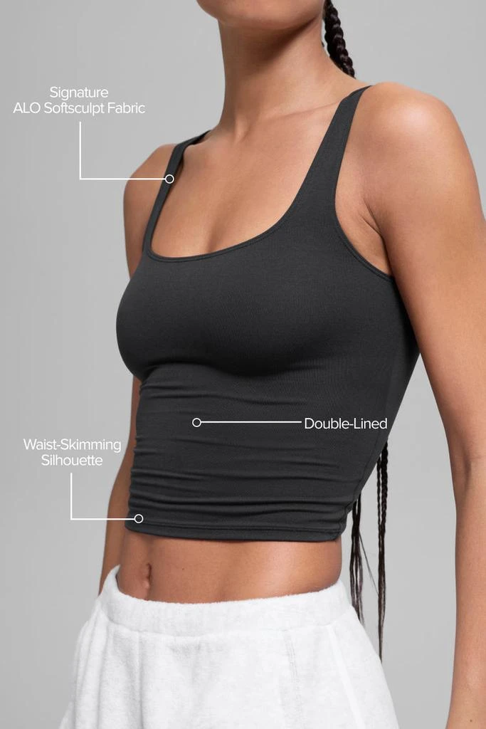 Alo ALO Softsculpt Precision Tank - Black 2
