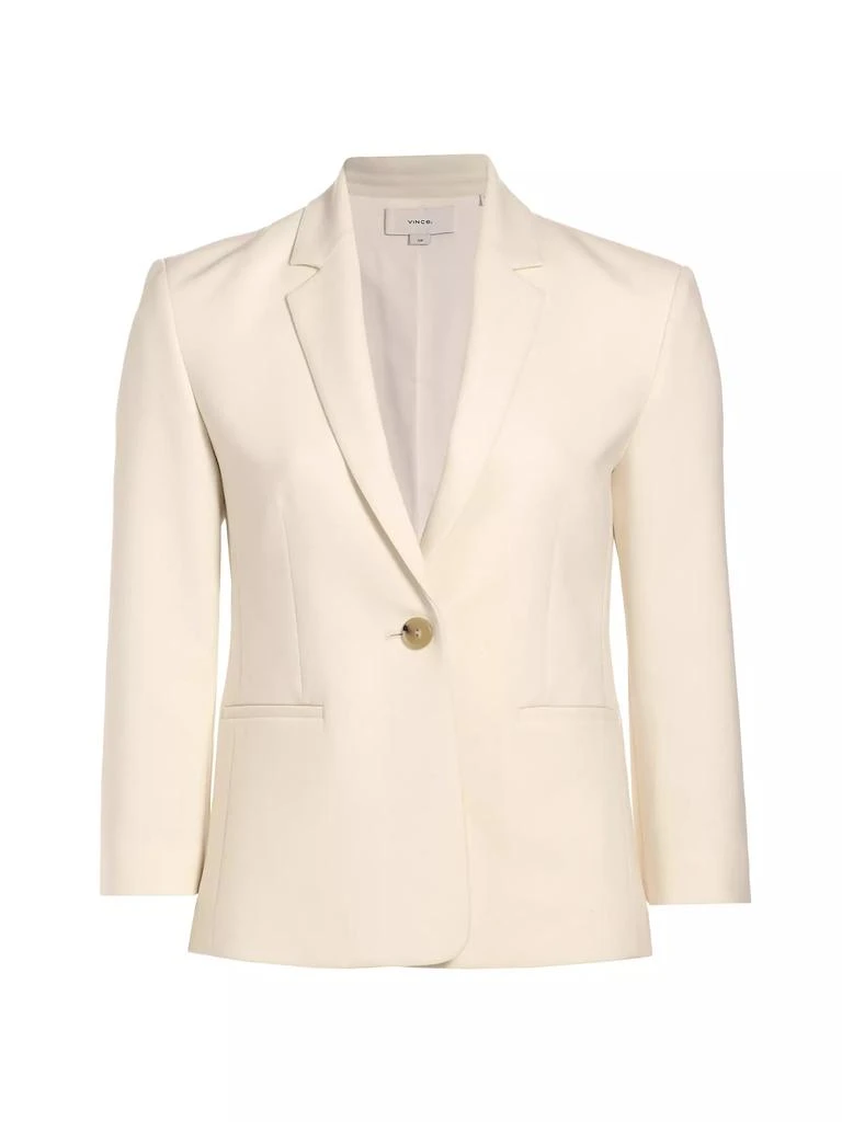 Vince Crepe Single-Breasted Blazer 1