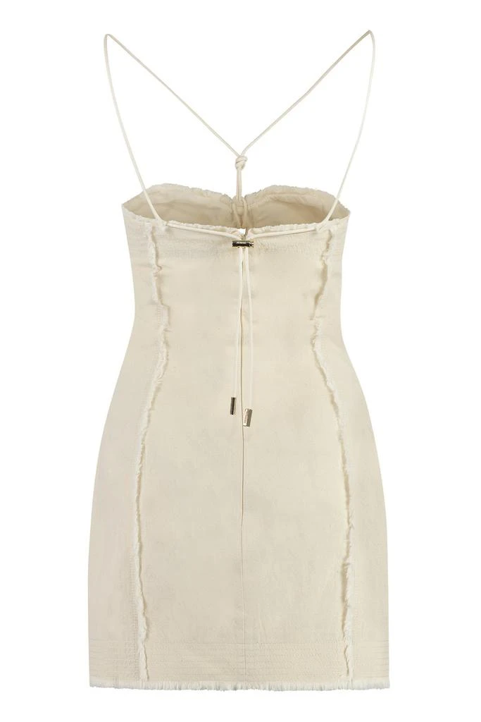Jacquemus Jacquemus Frayed Mini Halter Dress 2