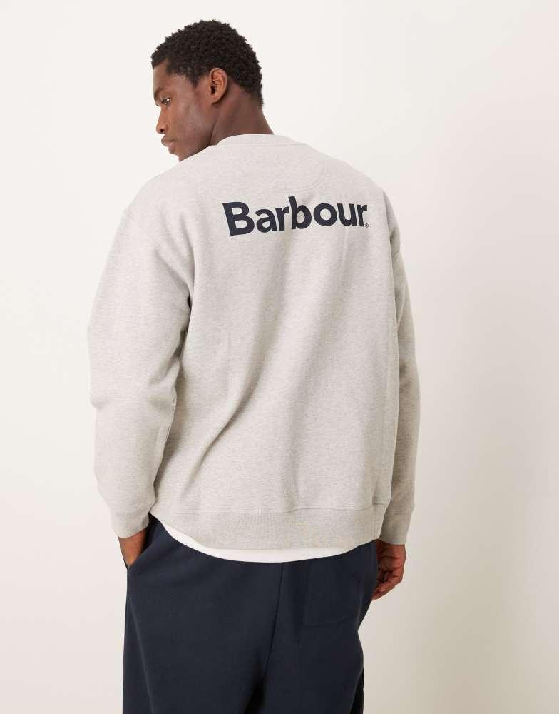 Barbour Barbour brushed Nicholas os crew neck sweatshirt