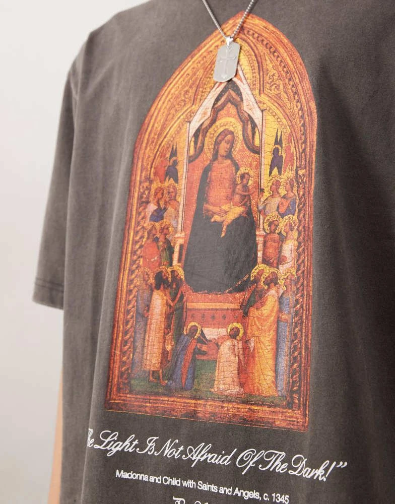 PacSun Pacsun graphic t-shirt in washed black 4