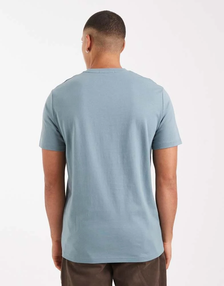 Fred Perry Fred Perry monogram t-shirt in light blue 3