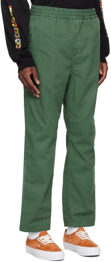 Carhartt WIP Green Flint Trousers 2