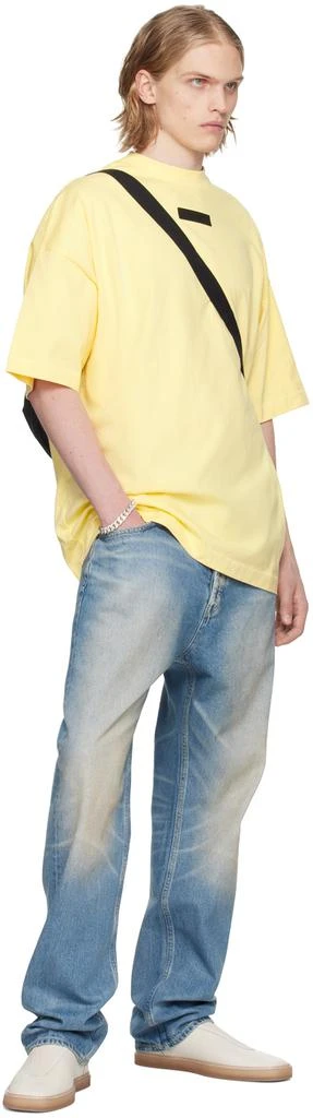 Fear of God ESSENTIALS Yellow Crewneck T-Shirt 4