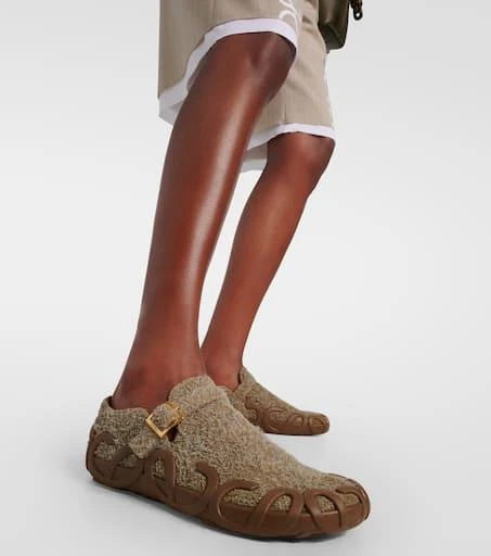 Loewe Brushed suede loafers 4