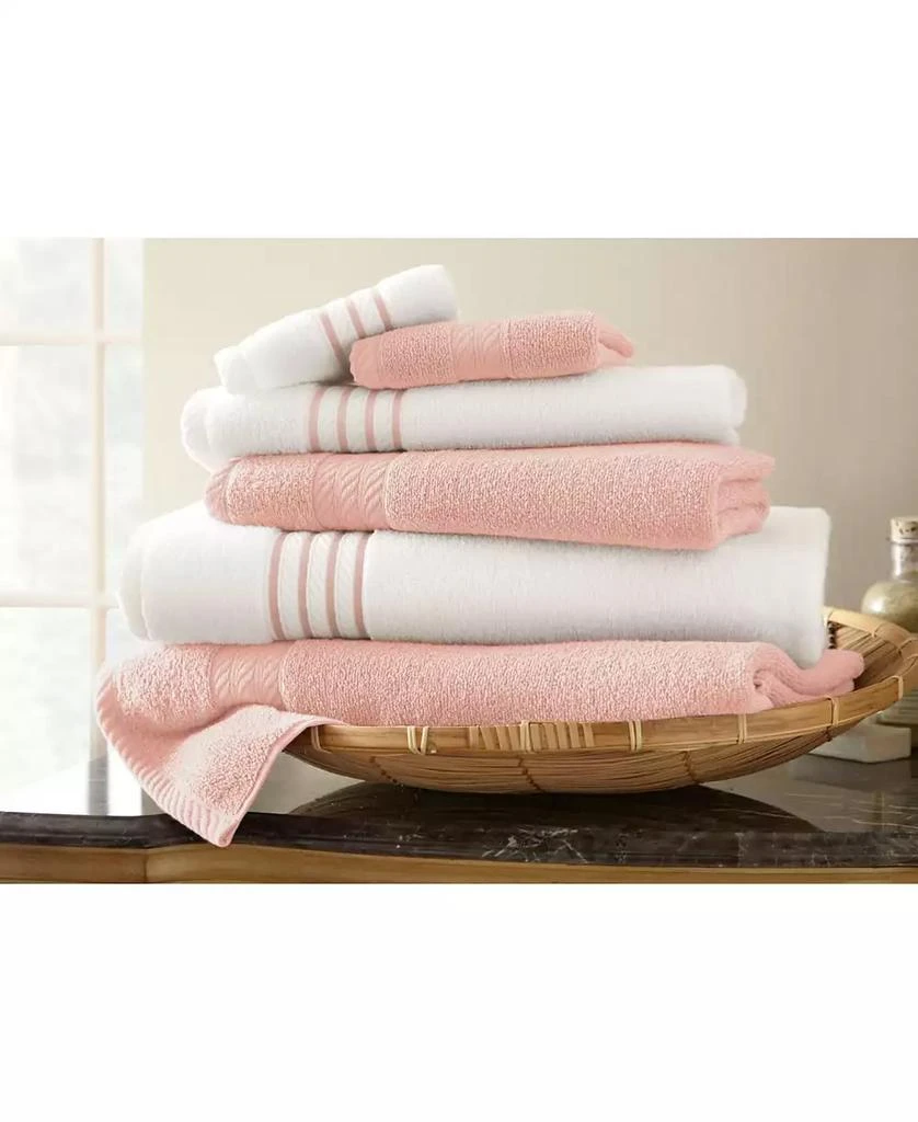 Modern Threads Quick Dry Stripe 6-Pc. Towel Set 1
