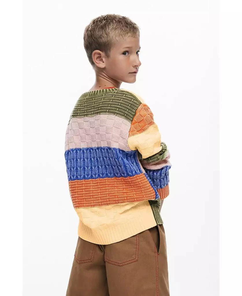 Desigual Boys Boys
s Knit sweater with patches 3