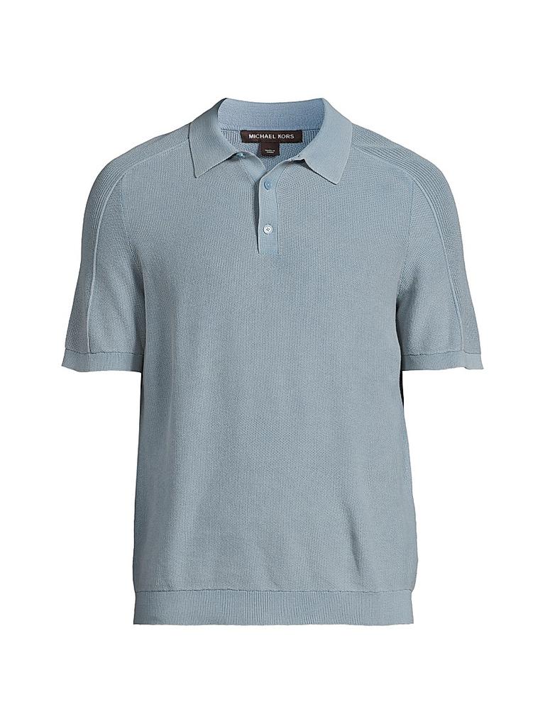 【Michael Kors】Cotton Half-Zip Polo Shirt 8カラー Cotton Half-Zip Polo Shirt | Michael Kors [US]