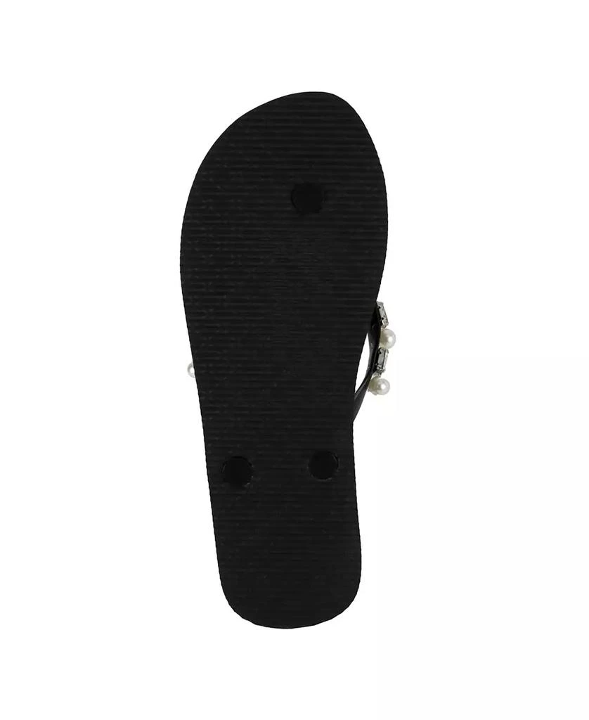 Juicy Couture Women's Sade 2 Embellished Flip Flop Sandals 5
