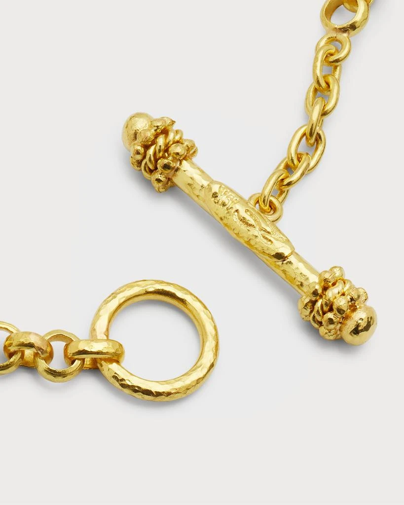 Elizabeth Locke 19K Tiny Link Necklace, 21"L 4