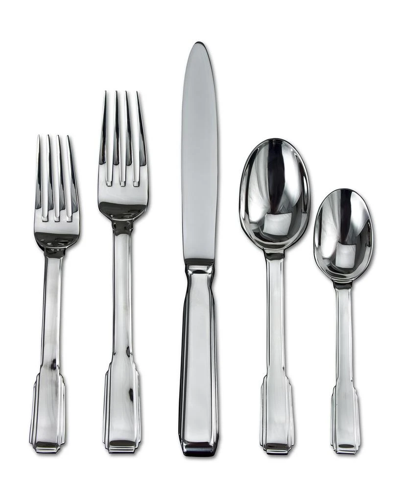 Ricci Silversmith 5-Piece Art Deco Flatware Set 1