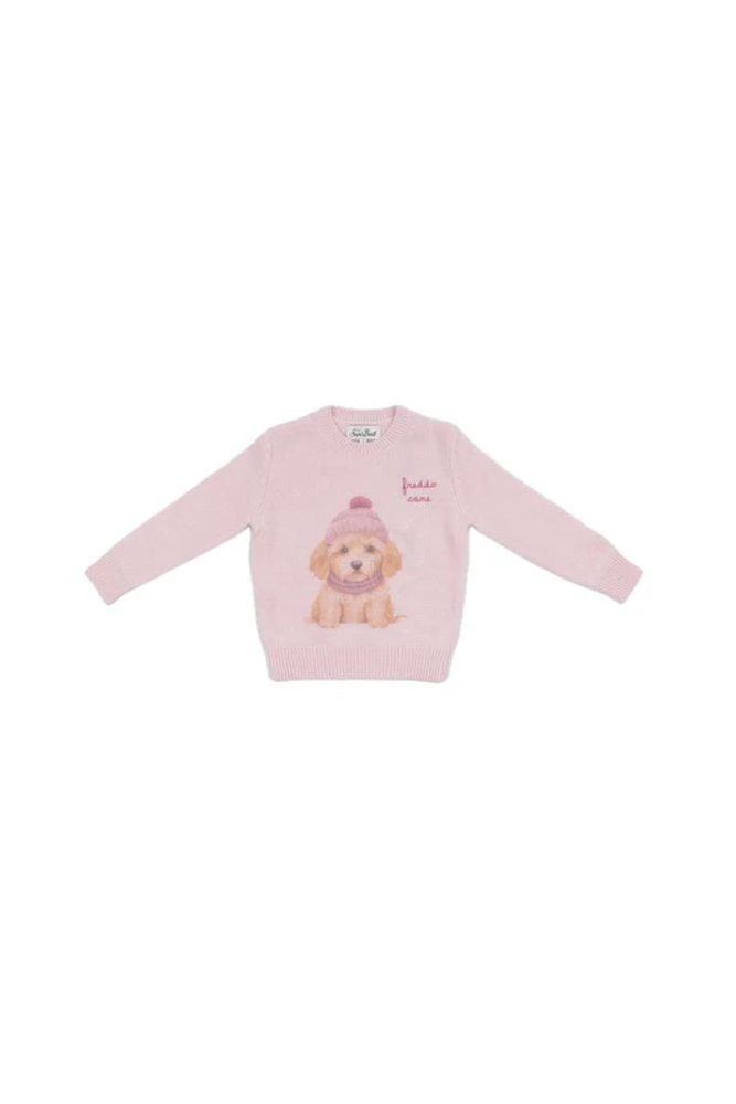 Mc2 Saint Barth Mc2 Saint Barth Kids Dog Print Knitted Jumper