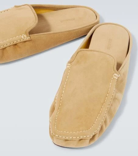 AURALEE Suede moccasin slippers 3