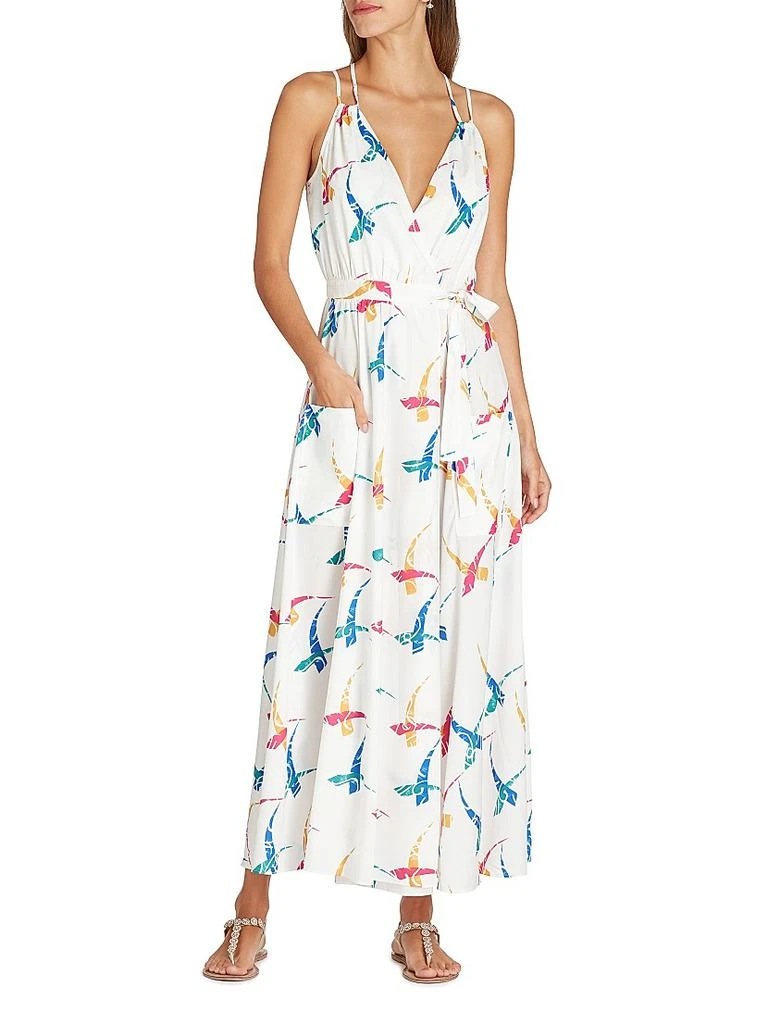 VALIMARE Amelia Abstract Wrap Dress 2