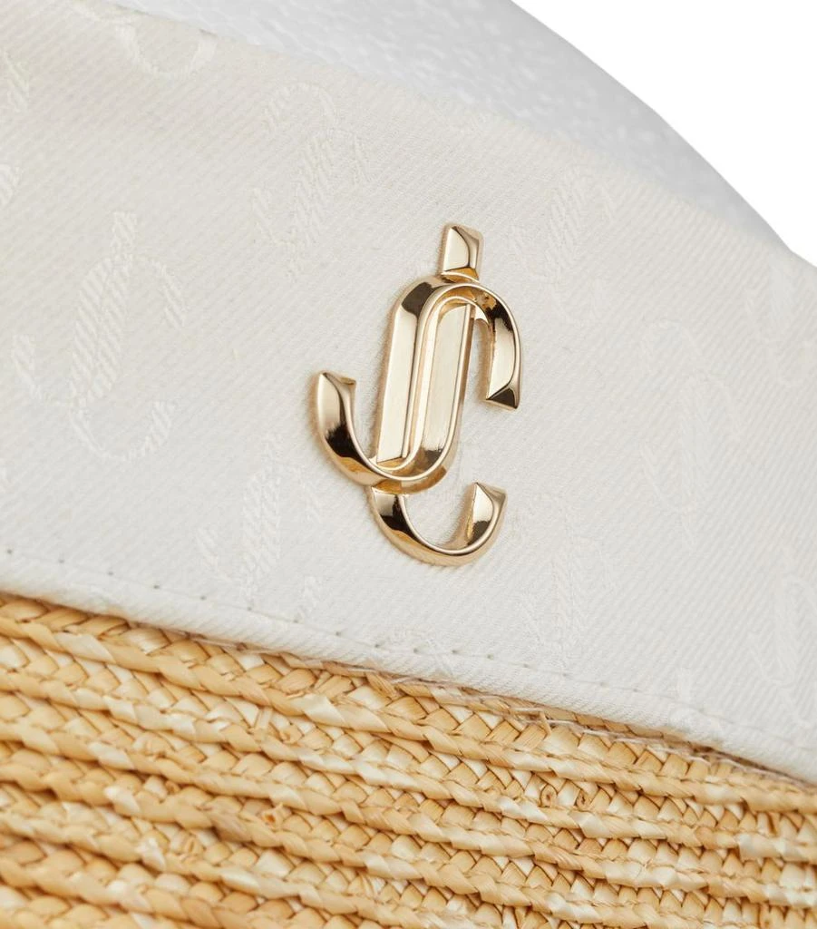 Jimmy Choo Raffia Ondine Visor 4