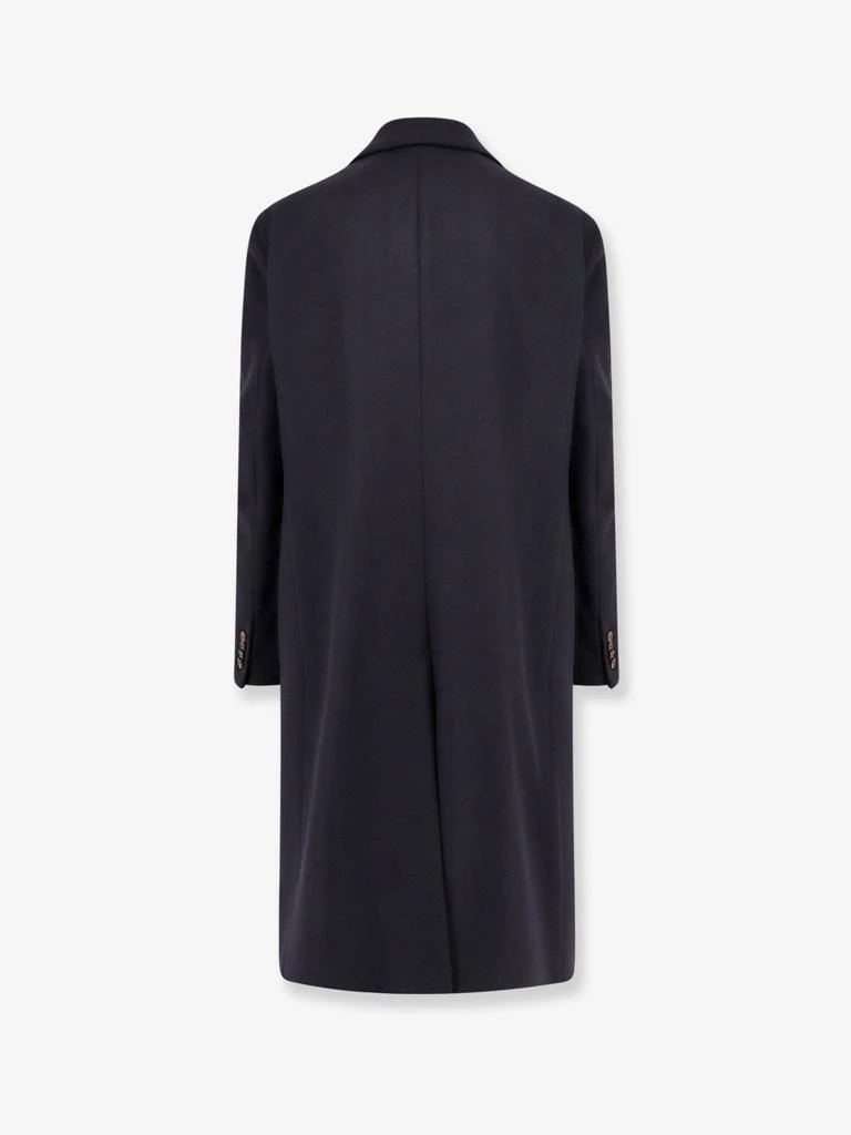 HEVÒ Virgin wool coat with satin lining 5