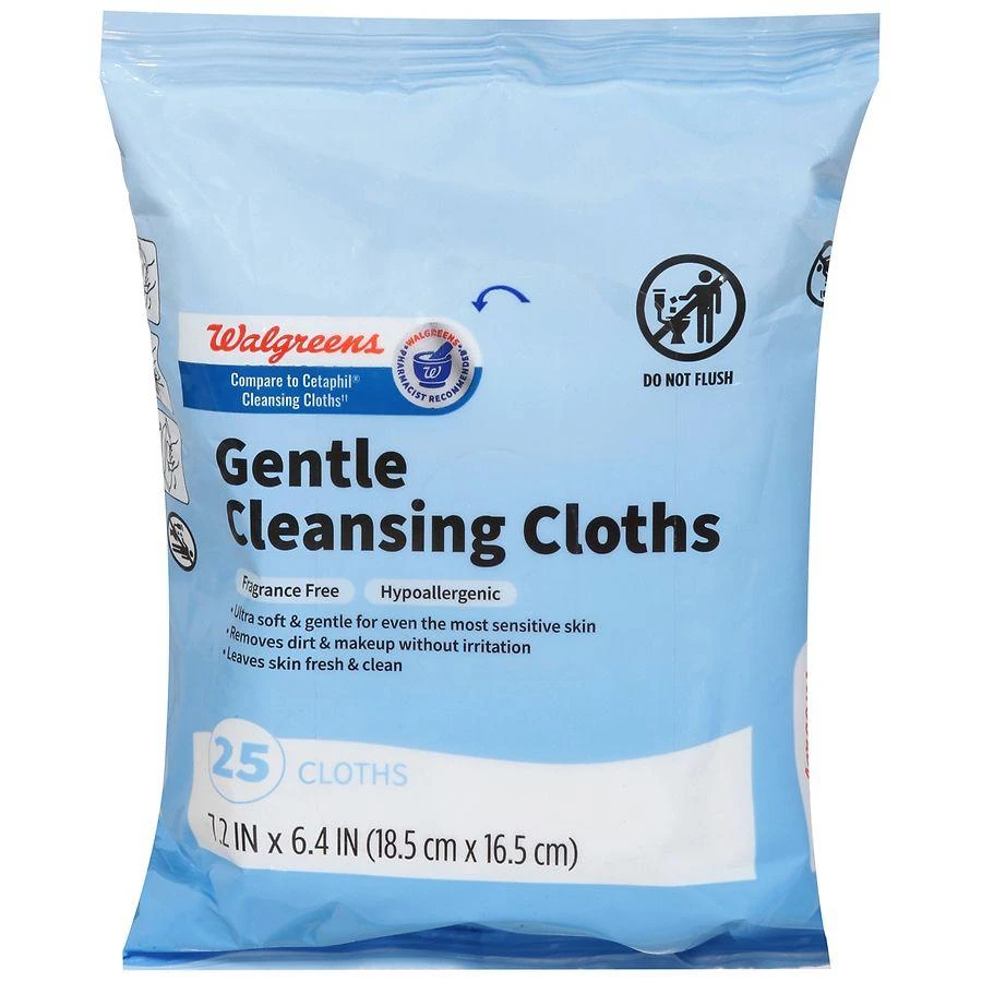 Walgreens Gentle Cleansing Cloths 1