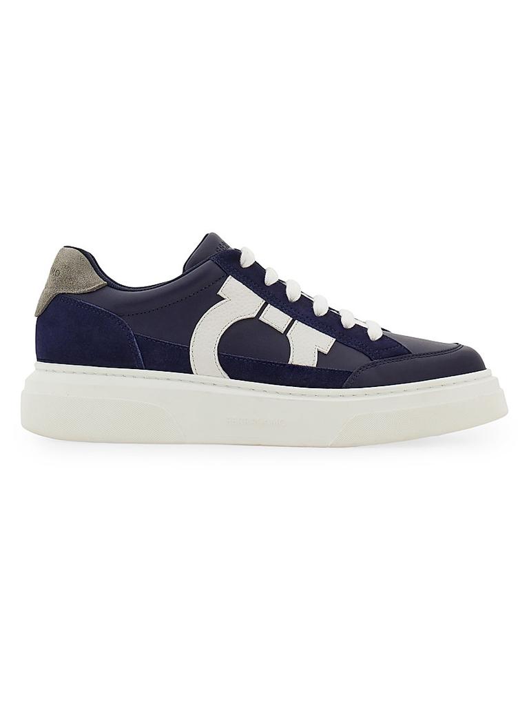 スニーカー FERRAGAMO Black leather Brandy 1 sneakers Salvatore Ferragamo Black Leather Brandy 1 Sneakers - Casual