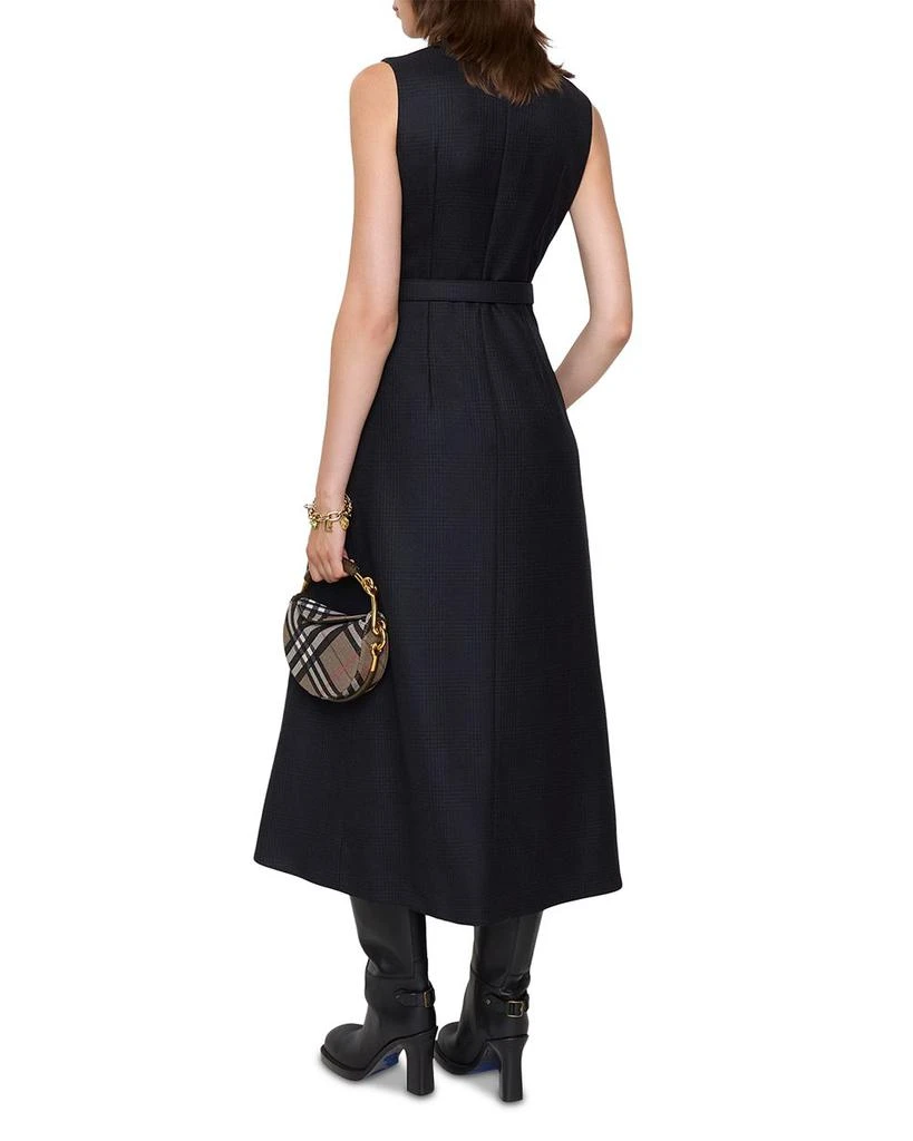 green emerald velvet dress Burberry London Sheath Cocktail Dress
