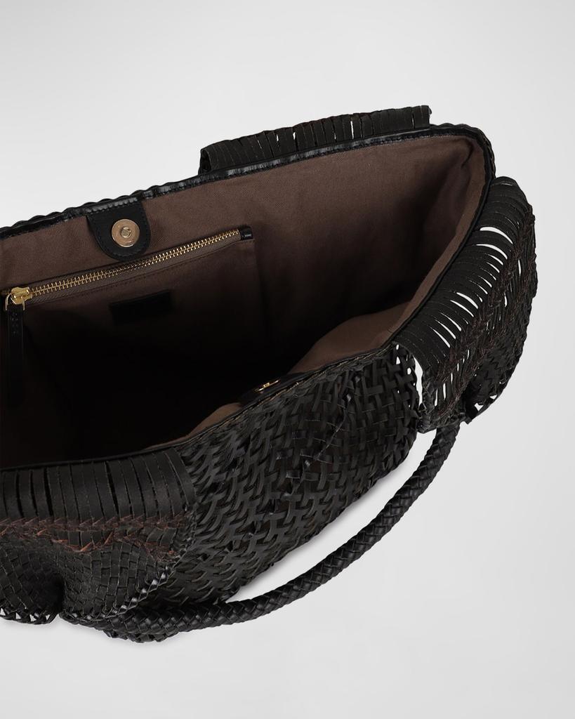 Rafe Margarita Woven Leather Tote Bag