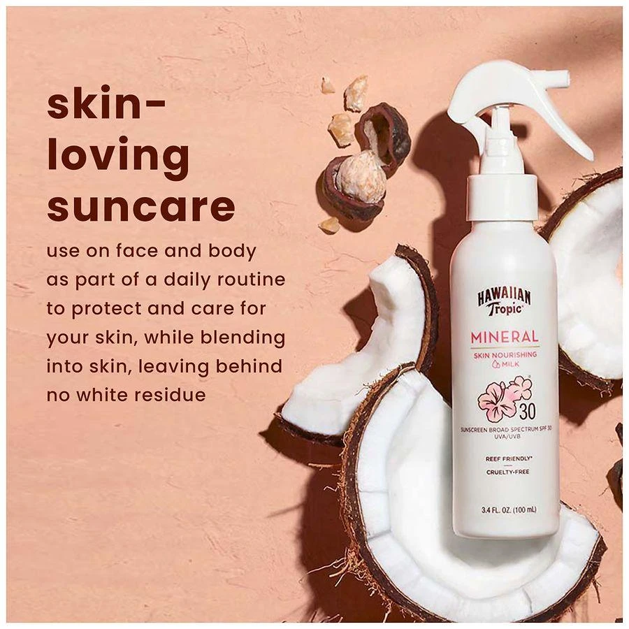 Hawaiian Tropic Mineral Sunscreen Skin Nourishing Milk Spray SPF 30 4