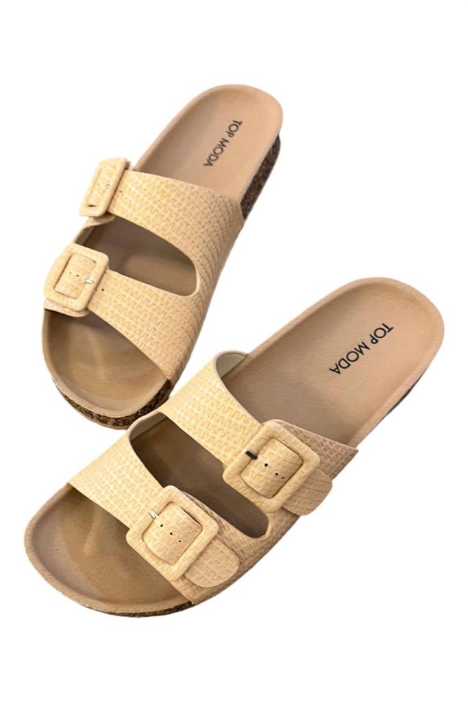 Top Moda Women Amara Sandal In Beige