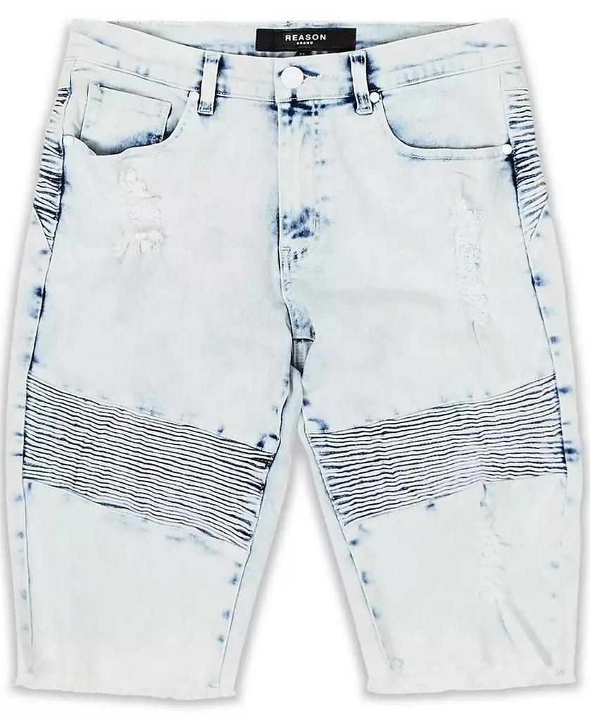 Reason Men's Big and Tall Dauphin Denim Shorts