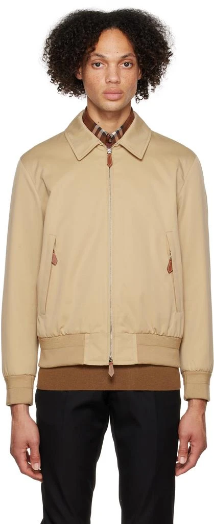 Burberry Beige 'The Heritage Harrington' Bomber 1