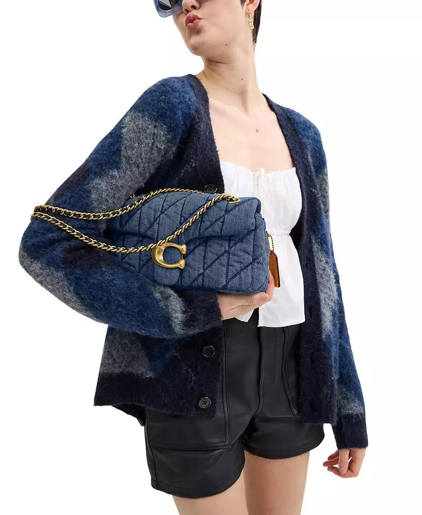 Coach Small Tabby Denim Shoulder Bag 26 with Quilting 1