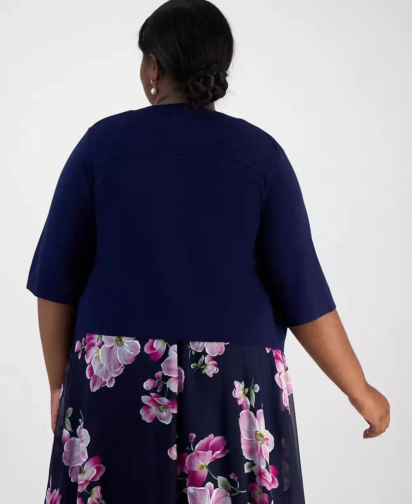 Robbie Bee Women's Plus Size Solid Shrug 4