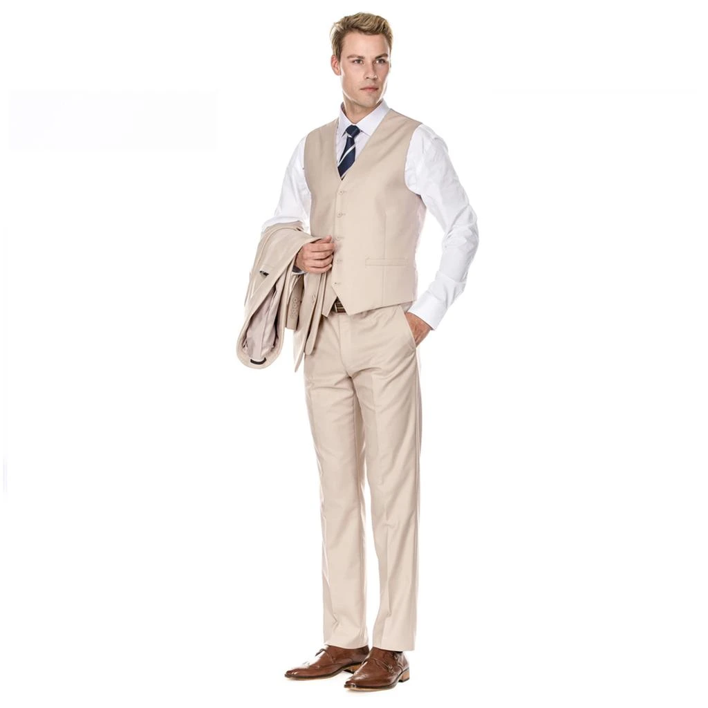 Braveman Men's Signature 3-Piece Slim Fit Suits 2