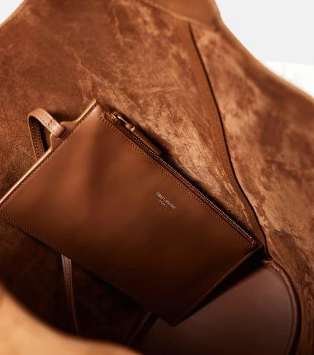Yves Saint Laurent Le 5 à 7 suede bucket bag 3