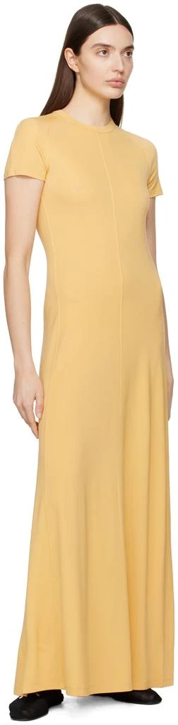 Totême Yellow Fluid Maxi Dress 4