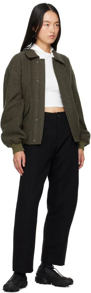 Hyein Seo Black Bent Trousers 4