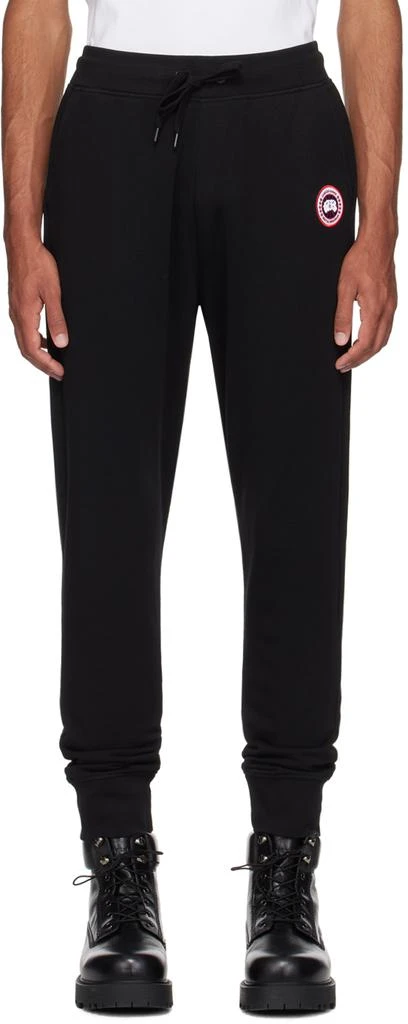 Canada Goose Black Huron Sweatpants 1